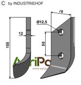Trencher blade - left - AgriParts