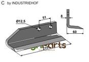 Trencher blade - left model - AgriParts image