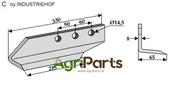 Trencher blade - left model - AgriParts