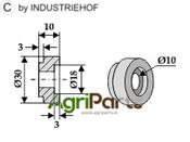 Bush for straw chopper flail blade - AgriParts