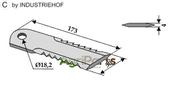 Straw chopper flail blade - AgriParts