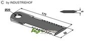 Straw chopper flail blade - AgriParts