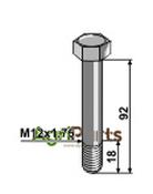 Bolt M12x1,75 - 12.9 - AgriParts image