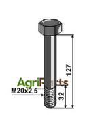 Bolt M20x2,5x127 - 10.9 - AgriParts image