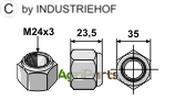 Self-locking nut - AgriParts image