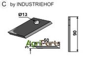 Rotary mower blade - AgriParts image