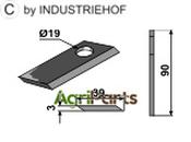 Rotary mower blade - AgriParts image
