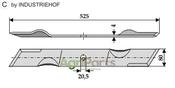 Mover-blade 525mm - AgriParts
