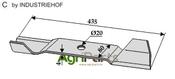 Mover-blade 435mm - AgriParts