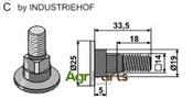 Blade bolt - AgriParts