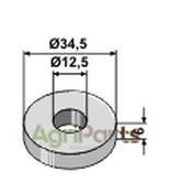 Washer Ø34,5x6xØ12,5 - AgriParts