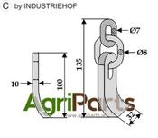 Blade with chain - AgriParts