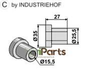 Internal bush 27xØ15,5xØ25,5 - AgriParts
