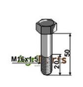 Bolt M16x1,5 x 50 - 10.9 - AgriParts