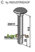 Bolt M20x1,5 - AgriParts image
