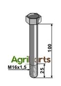 Bolt M16x1,5 x 100 - 10.9 - AgriParts image