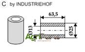 Bush 63,5xØ13xØ25 - AgriParts