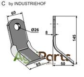 Y-blade - new model - AgriParts