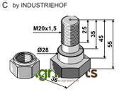 Blade bolt - AgriParts image