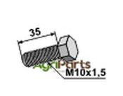 bolt M10x35 - AgriParts image