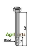 Bolt M16x2 x 145- 10.9 - AgriParts image