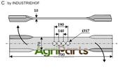 Mover-blade 700mm - right - AgriParts image