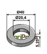Washer Ø40x5,25xØ20,4 - AgriParts image