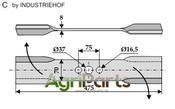 Mover-blade 475mm - right - AgriParts