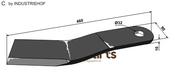 Mover-blade 460mm - left - AgriParts image