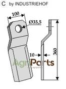 Comminution blade - AgriParts