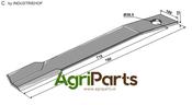 Mover-blade 780mm - left - AgriParts