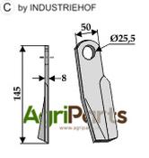 Flail - left - AgriParts