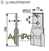 Flail, left - AgriParts