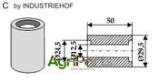 Internal bush 50xØ12,5xØ29,5 - AgriParts image