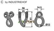 Twisted shackle - AgriParts image