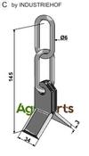 Set of Y-flail - AgriParts