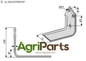 Trencher blade - left - AgriParts