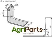 Trencher blade - right - AgriParts