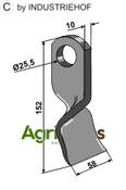 Twisted blade - AgriParts