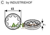 Washer Ø41x7 - AgriParts