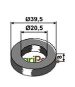 Washer Ø39,5x8xØ20,5 - AgriParts image