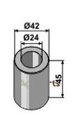 Bush inpressed 45xØ24xØ42 - AgriParts