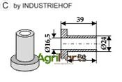 Internal bush 39xØ16,5xØ24 - AgriParts