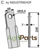 Straight blade - AgriParts
