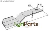 Mover-blade 600mm - right - AgriParts