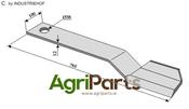 Mover-blade 765mm - left - AgriParts