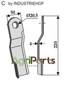 Blade, left - AgriParts