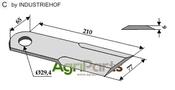 Straw chopper flail blade - AgriParts