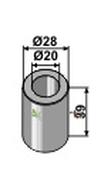 Bush 39xØ20xØ28 - AgriParts