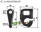 Shackle - quick change system - AgriParts